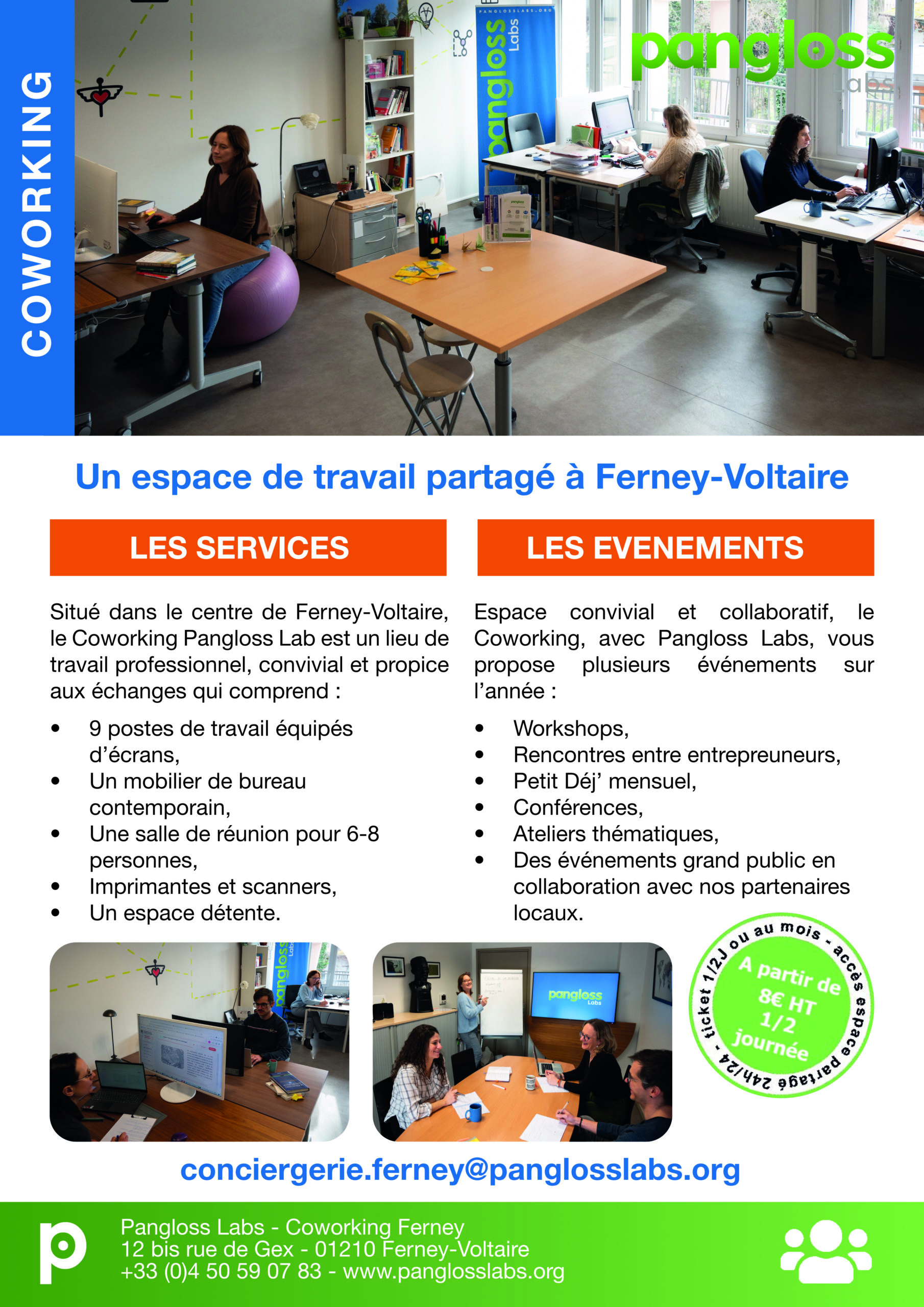 Flyer coworking Ferney 2026